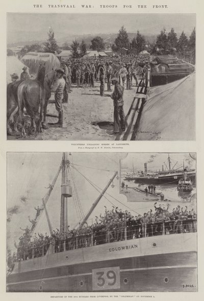 トランスバール戦争、前線部隊 作： Henry Charles Seppings Wright